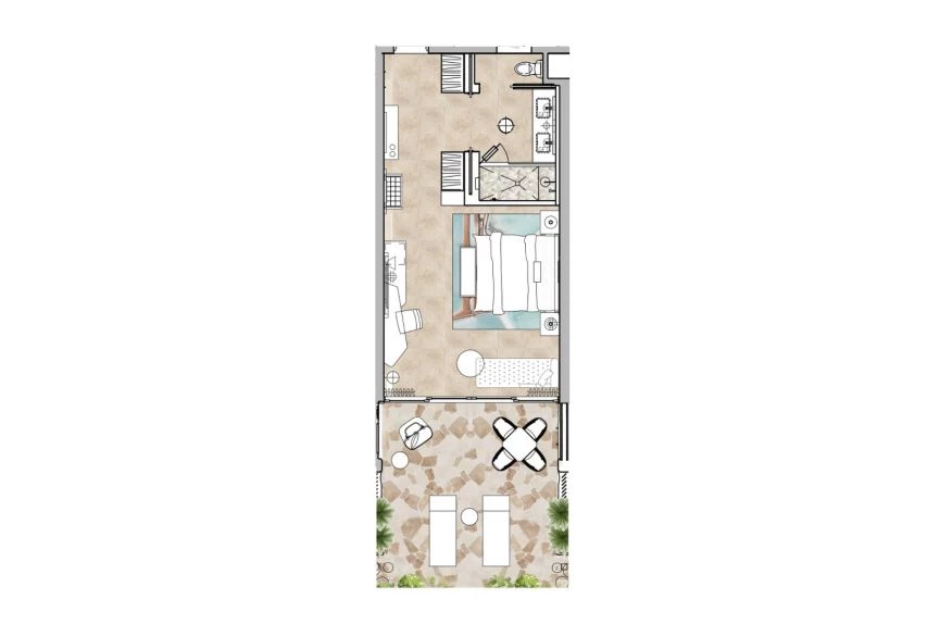 a floor plan of a house