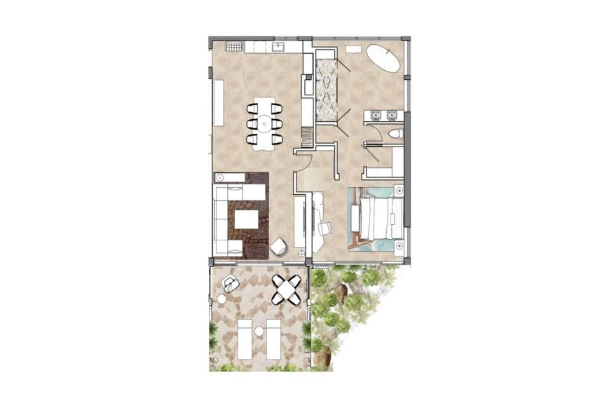 a floor plan of a house