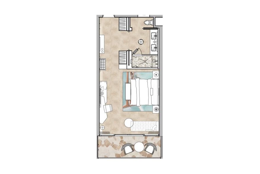 a floor plan of a house
