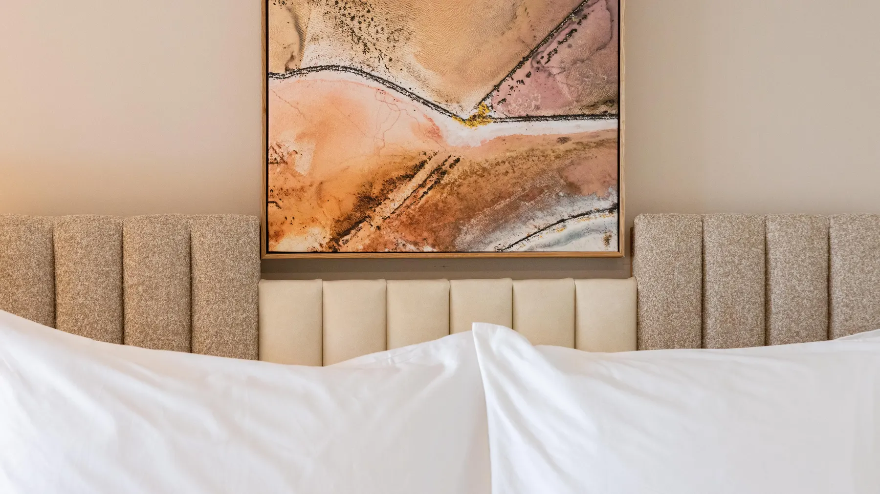 a painting on the wall