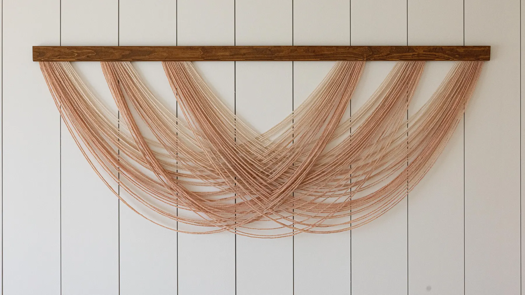 a string art on a wall